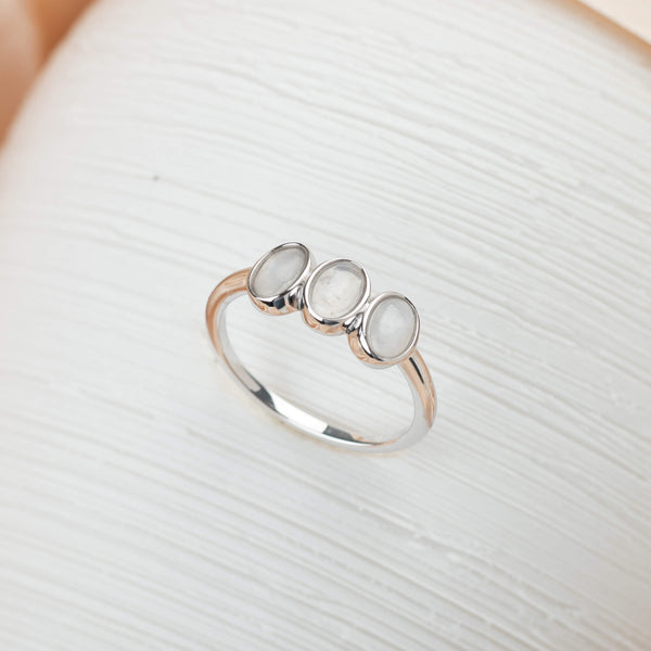 elysia silver moonstone ring lifestyle vase